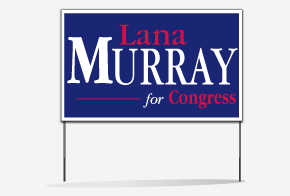 Double Sided Poly Board Yard Signs